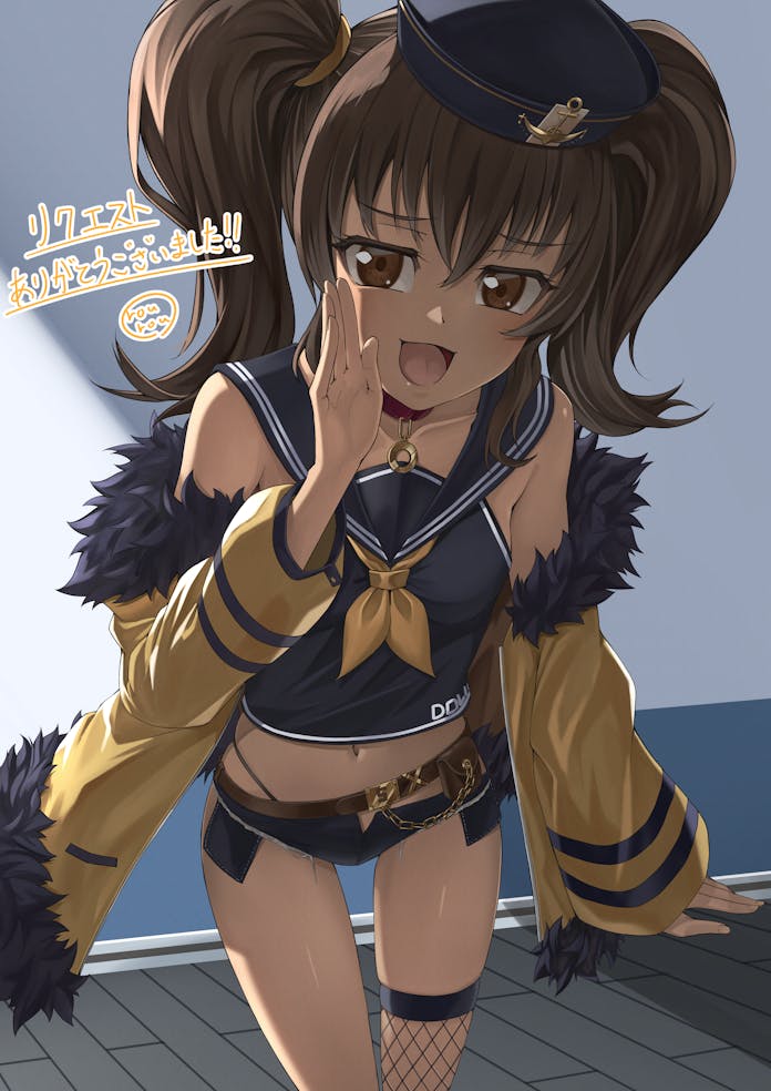 bache and anise tatlin (azur lane and 2 more) drawn by rourou_ill