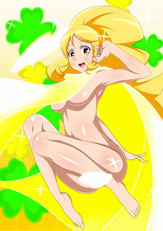 oomori yuuko and cure honey (precure and 1 more) drawn by jabara_tornado