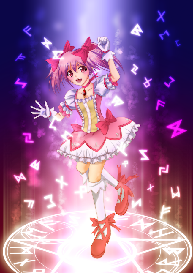 kaname madoka (mahou shoujo madoka magica) drawn by amayofuu