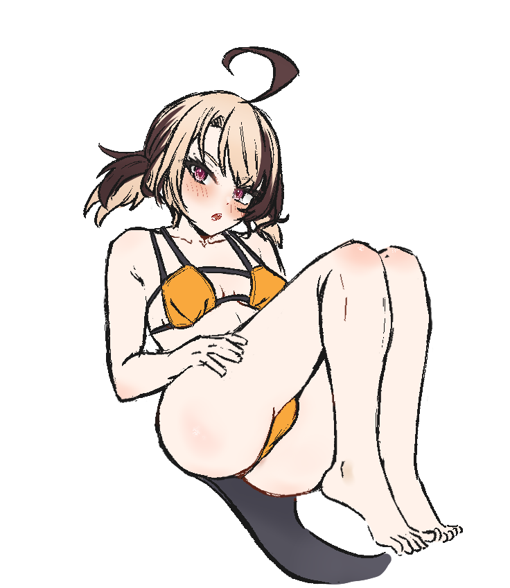 gigi murin (hololive and 1 more) drawn by penguin_stamp