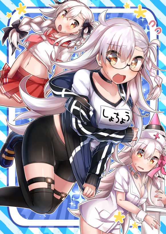artoria pendragon, astolfo, mysterious heroine x alter, olga marie animusphere, and bb (fate and 1 more) drawn by ohitashi_netsurou