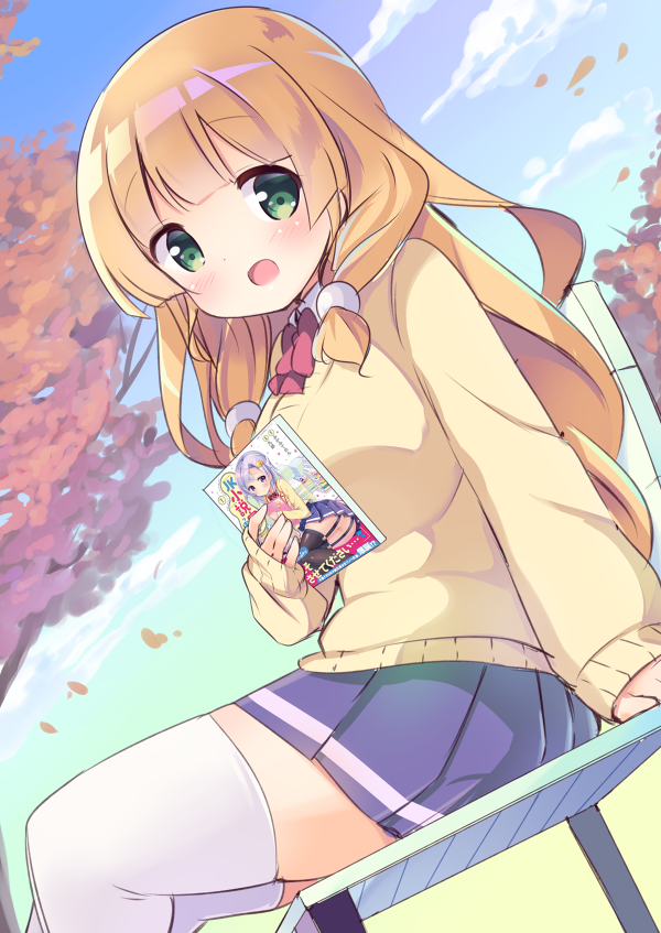 hoshizawa nabi and fukuchi kaori (jk shousetsuka poi) drawn by kurou_(quadruple_zero)