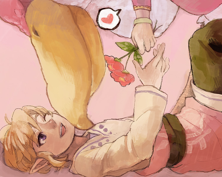 link, princess zelda, and loftwing (the legend of zelda and 1 more) drawn by yo_mo