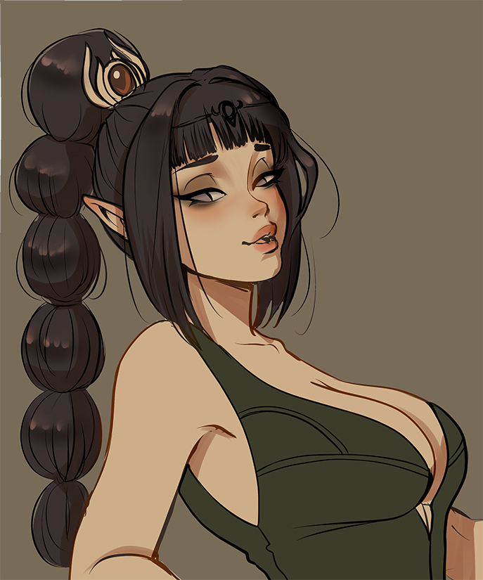 shadowheart (dungeons & dragons and 2 more) drawn by didi_esmeralda