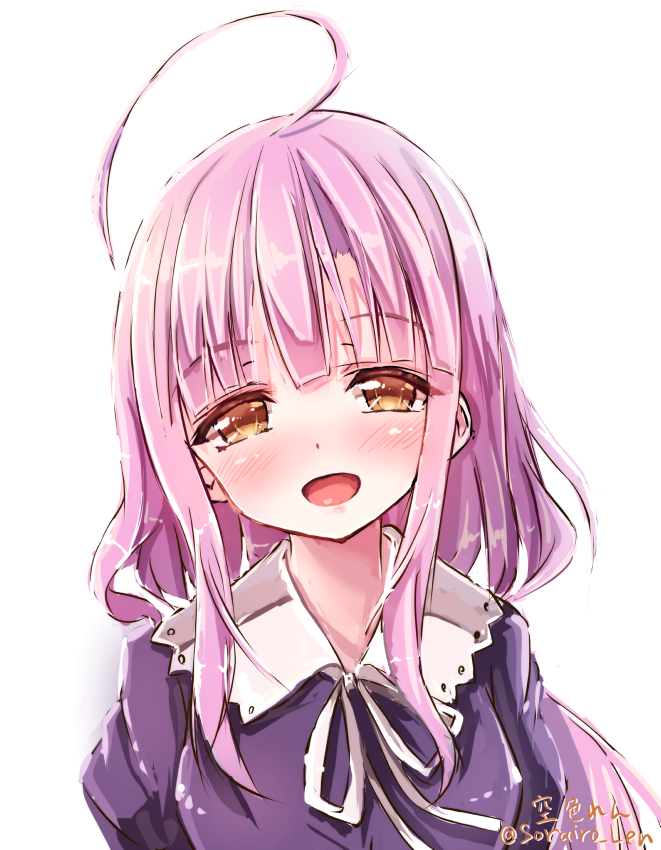 sakura megumi (gakkou gurashi!) drawn by sorairo_len