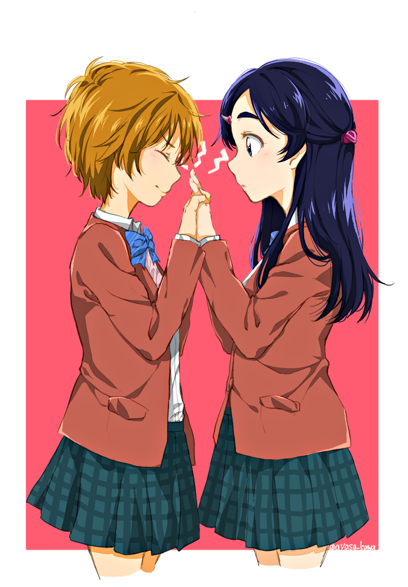 misumi nagisa and yukishiro honoka (precure and 1 more) drawn by ayasa_kawa
