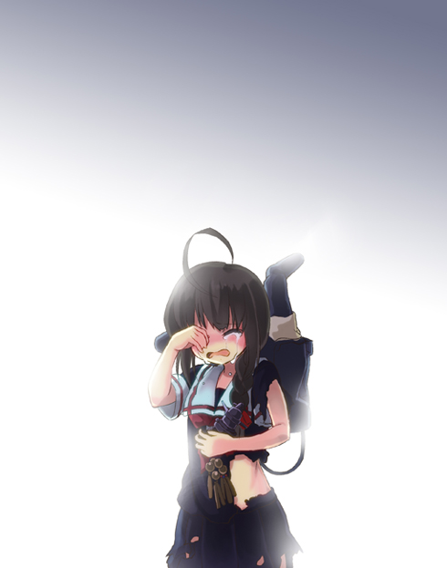 shigure (kantai collection) drawn by niichi_(komorebi-palette)