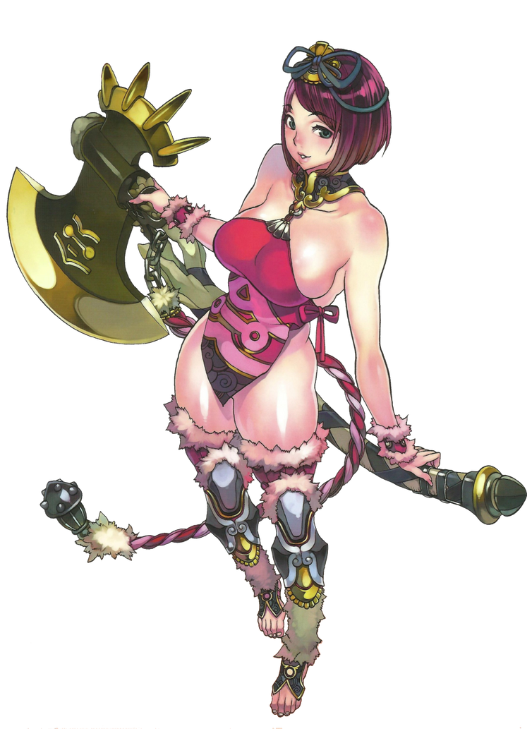 goldie (queen's blade and 1 more) drawn by f.s.