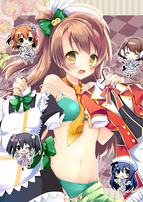 sonoda umi, yazawa nico, minami kotori, kosaka honoka, and koizumi hanayo (love live! and 1 more) drawn by natsuki_yuu_(amemizu)