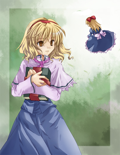 alice margatroid and shanghai doll (touhou) drawn by kawatsuki