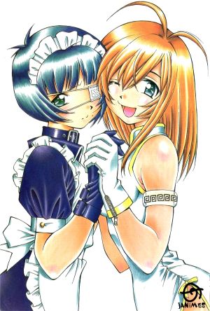 ryomou shimei and sonsaku hakufu (ikkitousen) drawn by shiozaki_yuji