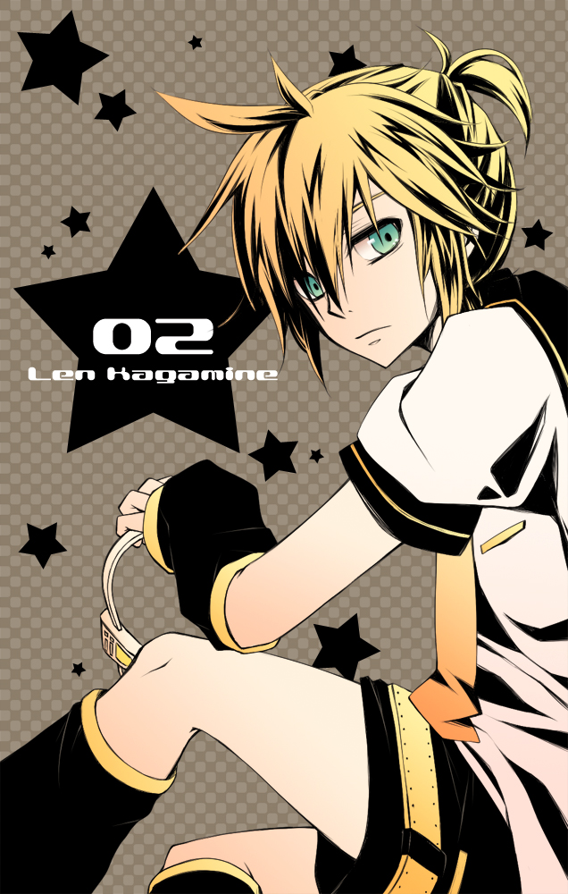 kagamine len (vocaloid) drawn by mukkun