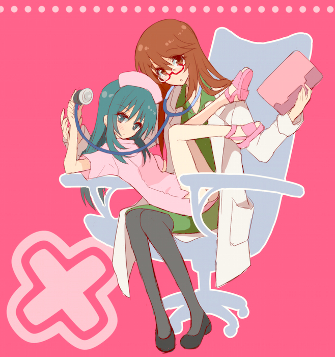 tatekami seri and minashiro orihime (soukyuu no fafner) drawn by sakaki_tsui