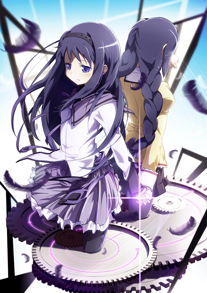 akemi homura (mahou shoujo madoka magica) drawn by bun150