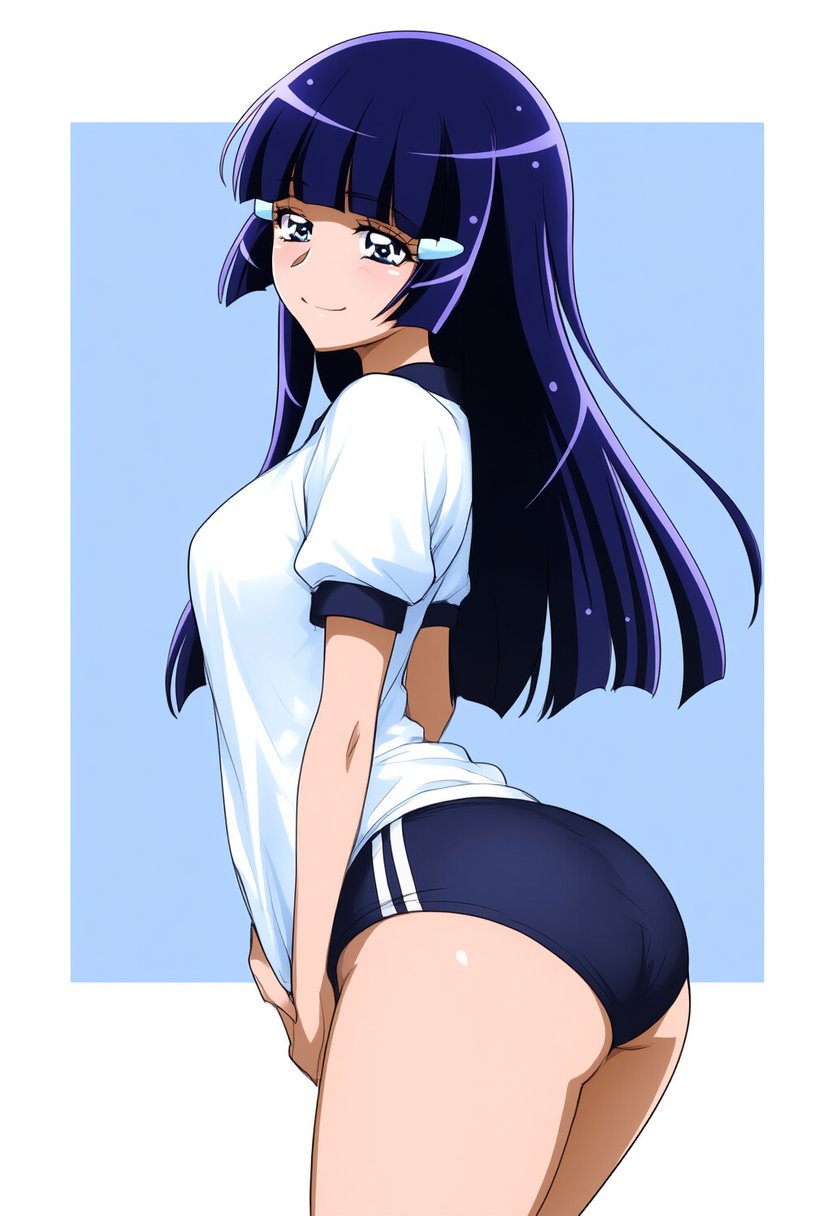 aoki reika (precure and 1 more) drawn by aquaberrymarine