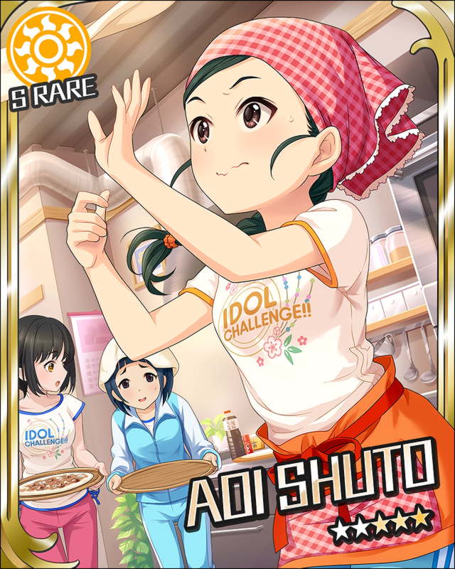 takafuji kako, okazaki yasuha, and shuto aoi (idolmaster and 1 more)