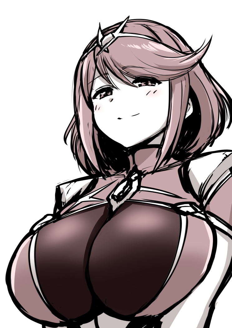 pyra (xenoblade chronicles and 1 more) drawn by kanno_takanori