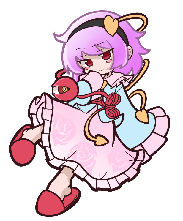 komeiji satori (touhou and 1 more) drawn by shinmon_akika