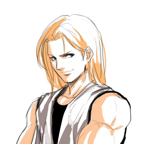 andy bogard (the king of fighters and 2 more) drawn by evilgun
