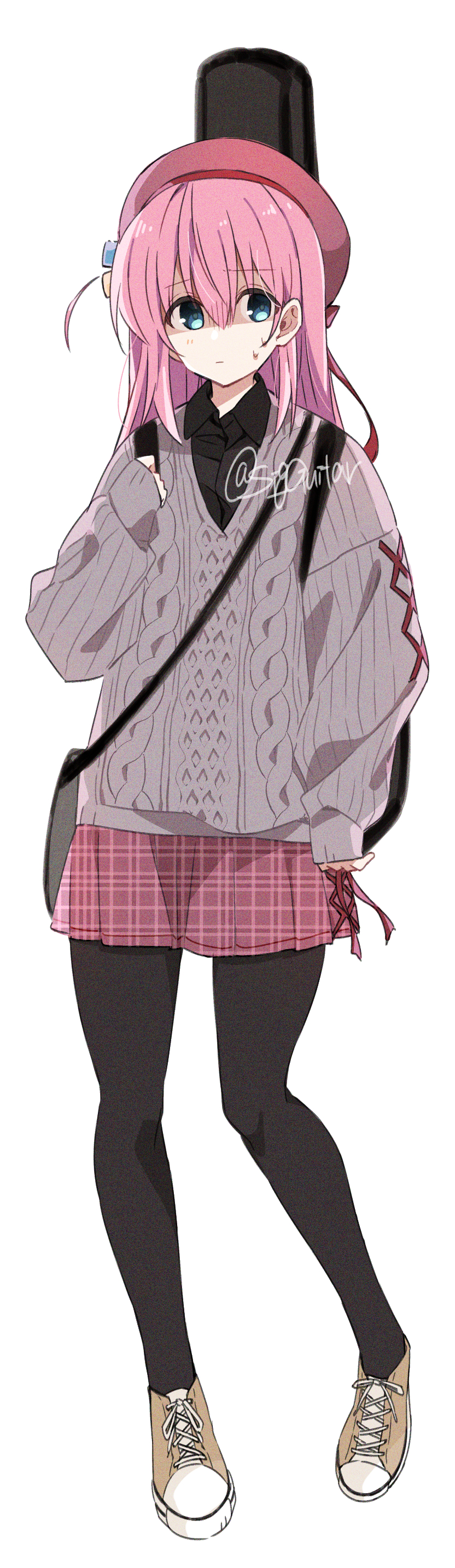 gotoh hitori (bocchi the rock!) drawn by shigure_(sigre)