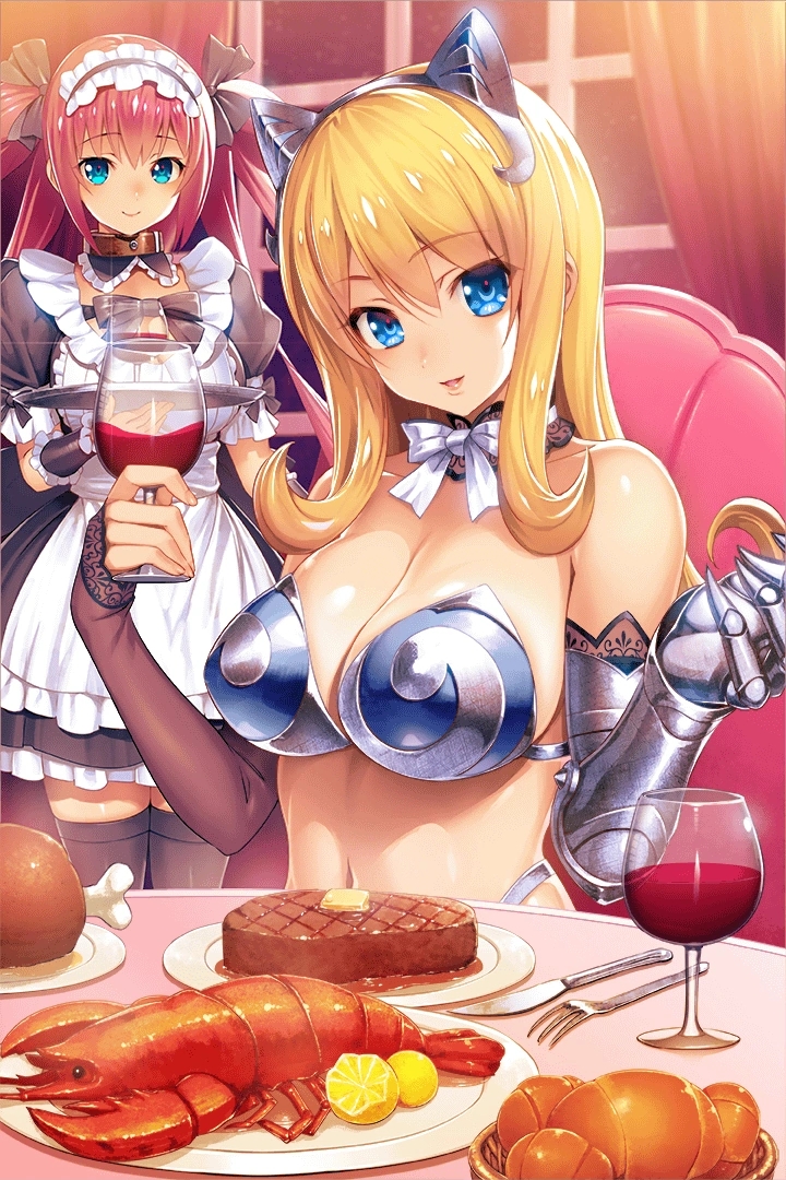 airi, elina, and shadow tracker elina (queen's blade and 2 more) drawn by oosaki_shin'ya