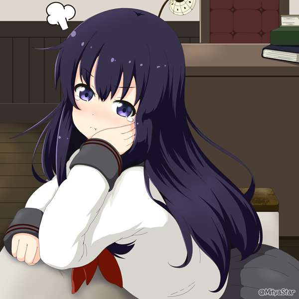 akatsuki and akatsuki kai ni (kantai collection) drawn by mitya
