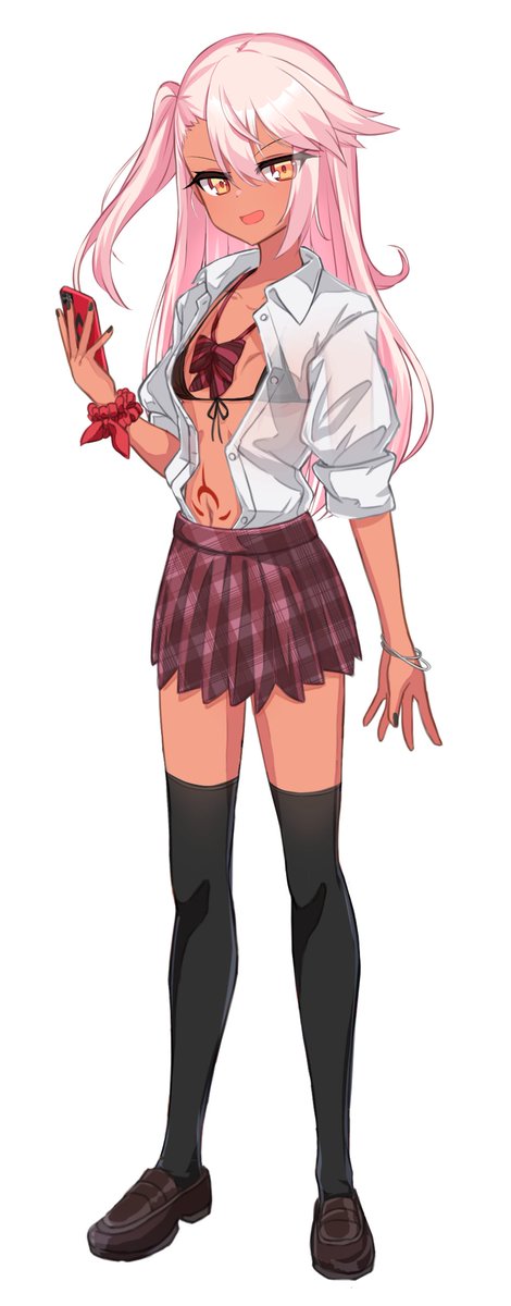 chloe von einzbern (fate and 1 more) drawn by chawan_(yultutari)