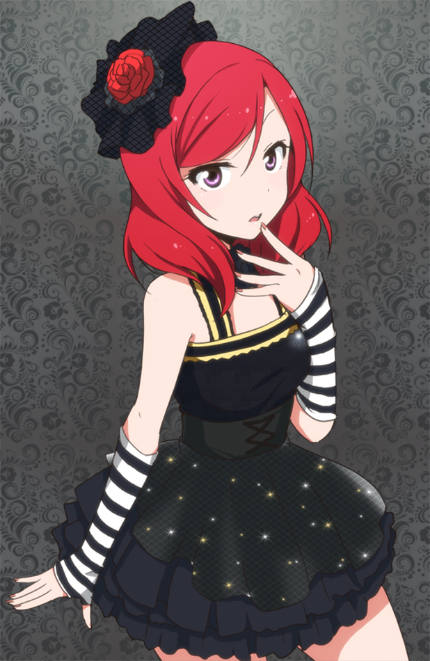 nishikino maki (love live! and 1 more) drawn by kidachi