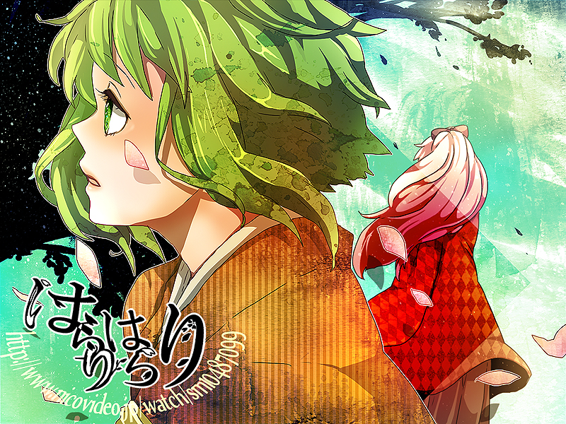 megurine luka and gumi (vocaloid) drawn by ui_(rot)