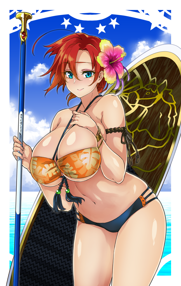 boudica (fate and 1 more) drawn by izuna_nie