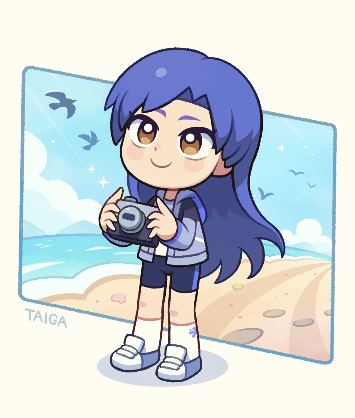 kisaragi chihaya (idolmaster and 1 more) drawn by kayama_taiga