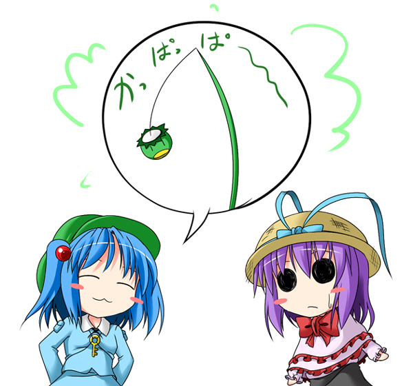 kawashiro nitori and nagae iku (touhou) drawn by ichimi