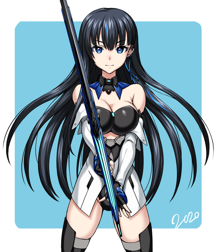 kunimasa ayami (kakuchou shoujo-kei trinary) drawn by tanaka_gorbachev