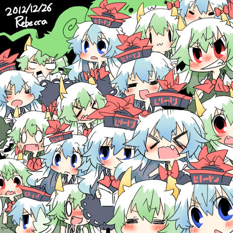kamishirasawa keine and ex-keine (touhou) drawn by rebecca_(keinelove)
