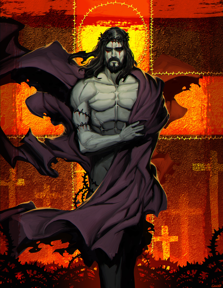 jesus (the bible) drawn by genzoman | Danbooru