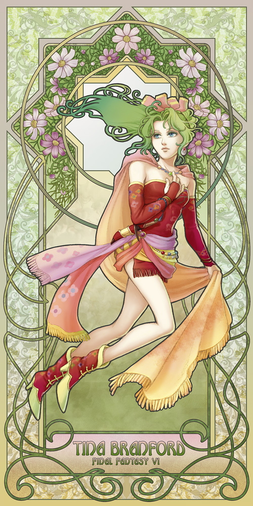 terra branford (final fantasy and 1 more) drawn by kinoeneko