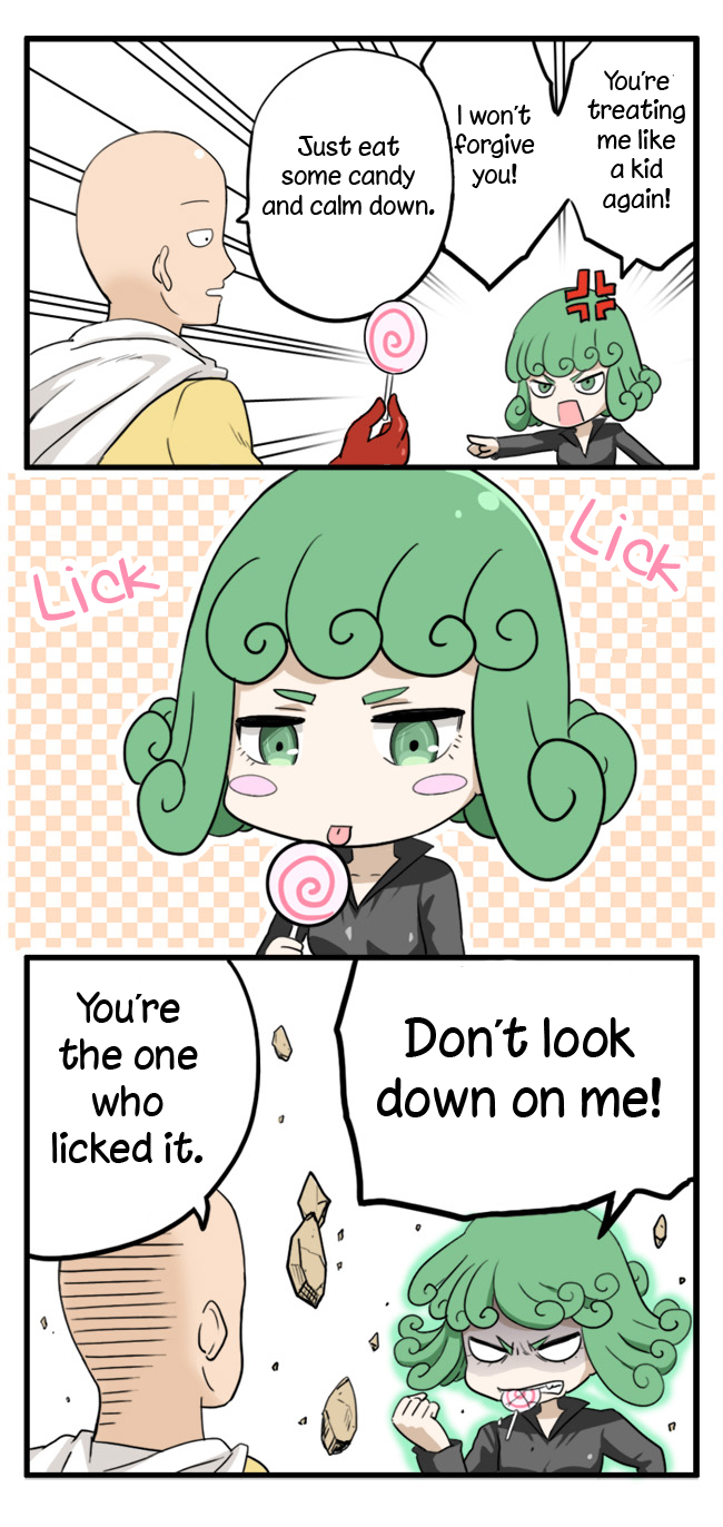 tatsumaki and saitama (one-punch man) drawn by hashimoto_kurara