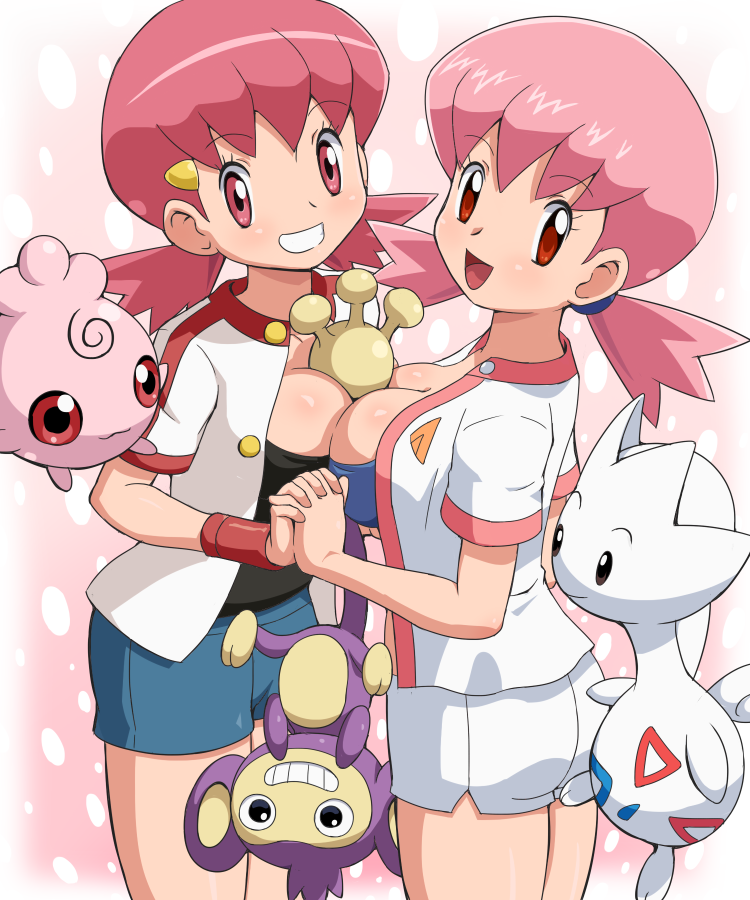 whitney, aipom, igglybuff, and togetic (pokemon and 2 more) drawn by pokemoa