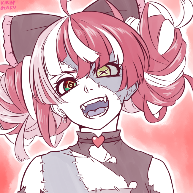 kureiji ollie (hololive and 1 more) drawn by kirby_otaku