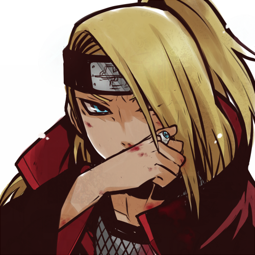 deidara (naruto and 1 more) drawn by yosakuh