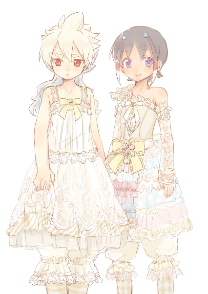 hakuryuu and shuu (inazuma eleven and 1 more) drawn by tobi_(one)