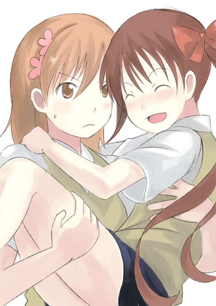 misaka mikoto and shirai kuroko (toaru majutsu no index) drawn by enoki_p