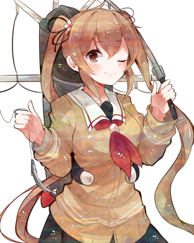 murasame (kantai collection) drawn by itomugi-kun