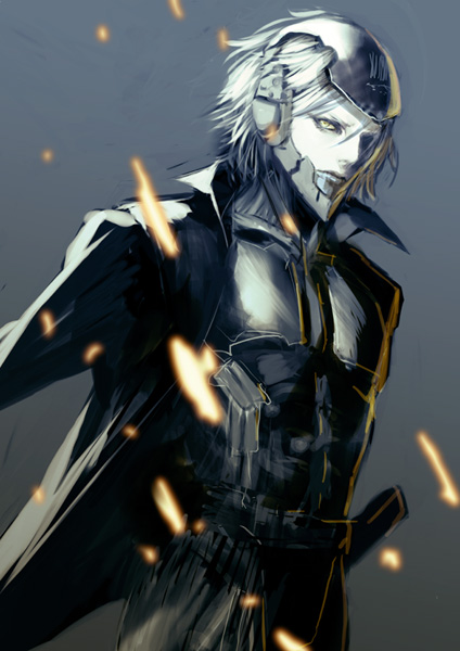 raiden (metal gear and 1 more) drawn by ueda_toraji