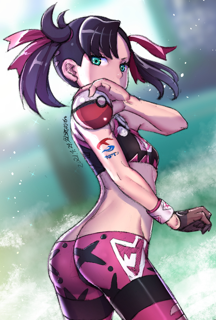 marnie (pokemon and 1 more) drawn by ultramarimo