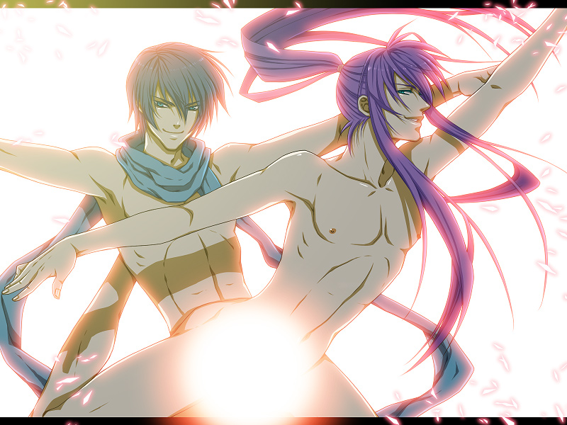 kaito and kamui gakupo (vocaloid) drawn by yuuno_(yukioka)