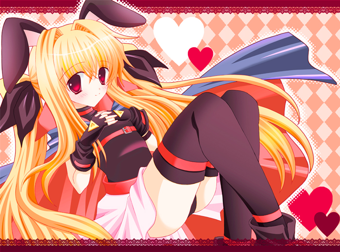 fate testarossa (lyrical nanoha and 1 more) drawn by oreiro