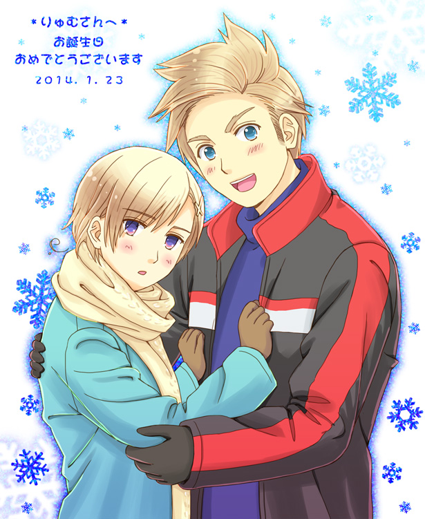 norway and denmark (axis powers hetalia) drawn by mochipurin