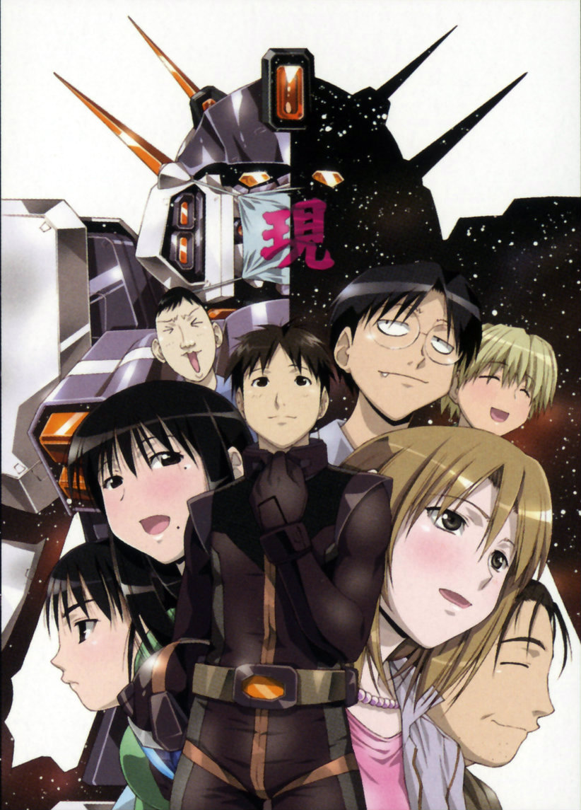 rx-78-2 gundam, amuro ray, ogiue chika, ohno kanako, madarame harunobu, and 5 more (gundam and 2 more)
