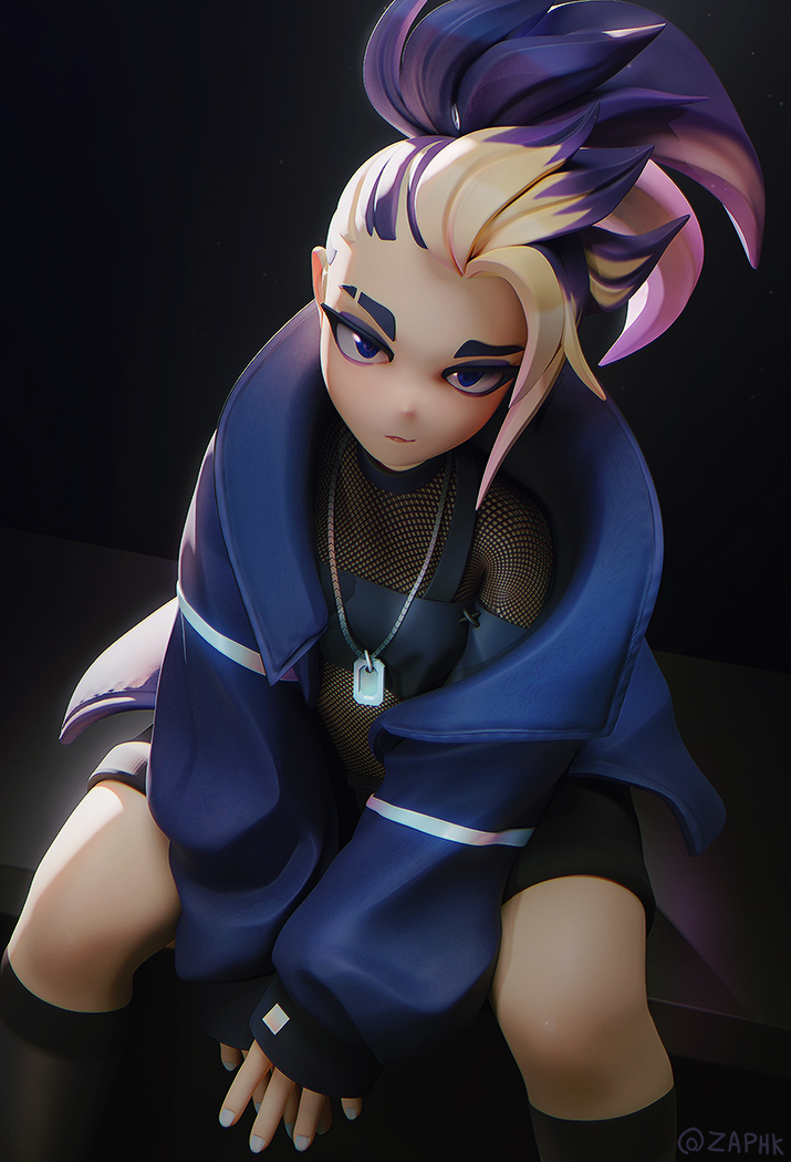 akali, k/da all out akali, and the baddest akali (league of legends) drawn by zaphk
